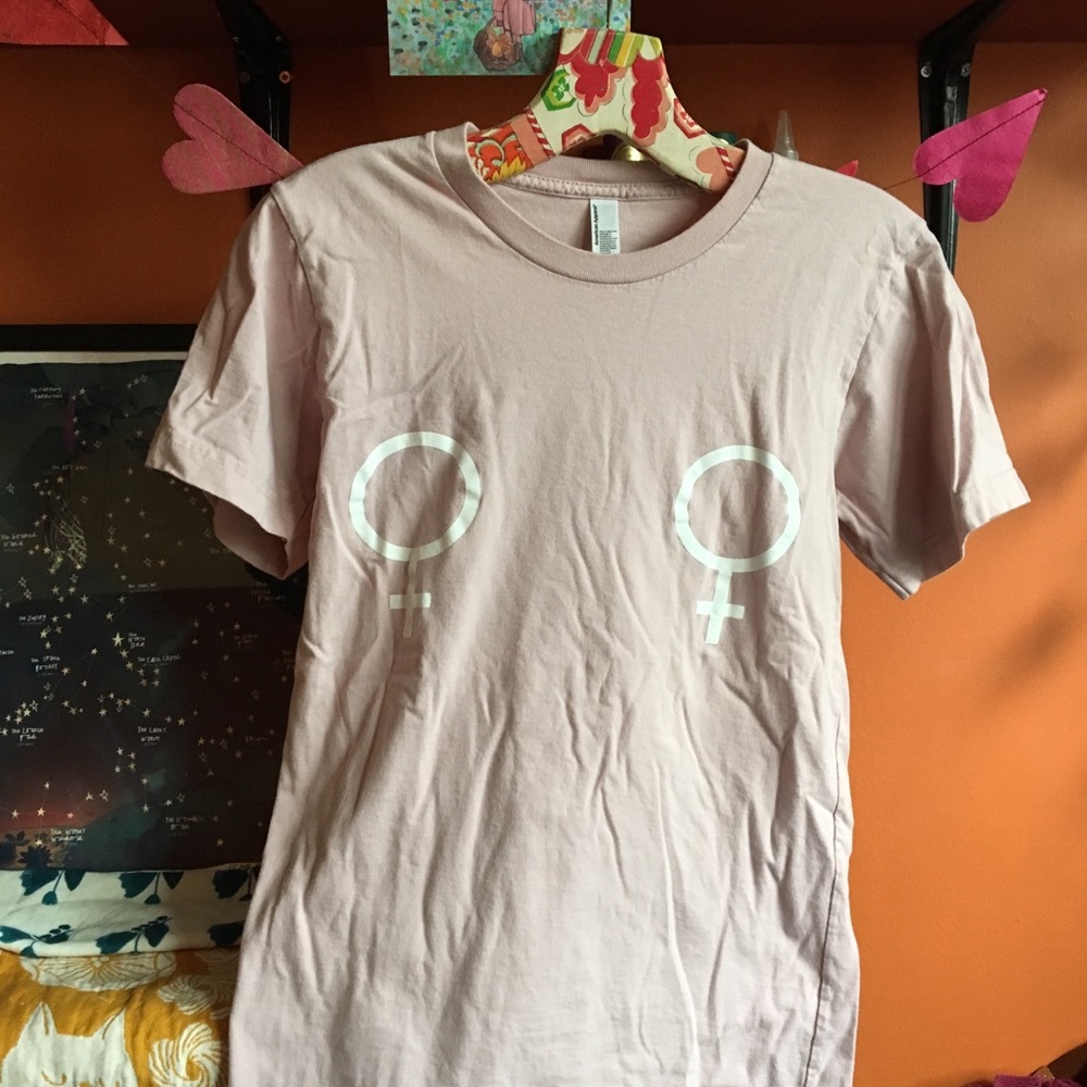 Other wild dusty pink female tee